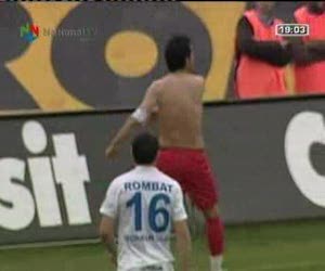 Golurile ros-albastrilor in meciul Gloria Bistrita - Steaua 1 - 3