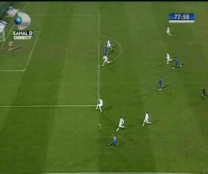 Golul meciului Steaua - Gloria Bistrita 1 - 0