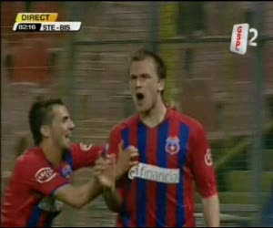 Golul meciului Steaua - Gloria Bistrita 1 - 0
