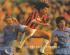 1987- amical- Milan-Steaua 0-0. Bumbescu (stanga) si Belodedici, in duel cu Gullit.