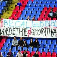 Mesajul suporterilor de la tribuna a doua