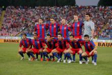 Titularii Stelei in meciul cu Motherwell.