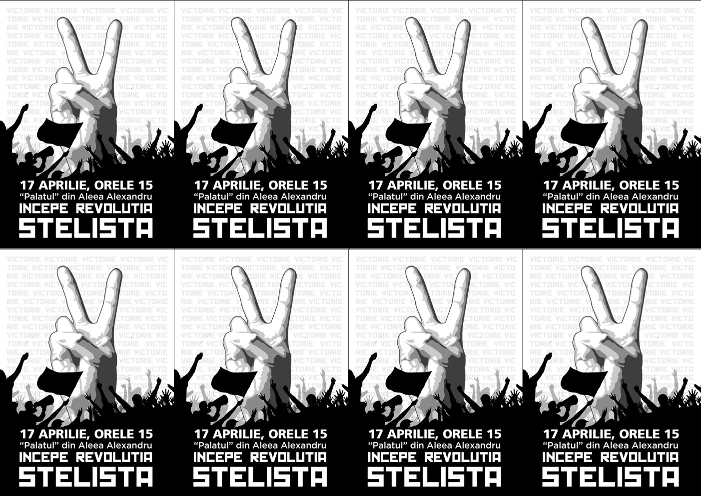 Incepe Revolutia Stelista-sticker color